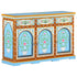 L' Orientaliste -  Hand Painted Sideboard 120x35x76 cm Solid Mango Wood